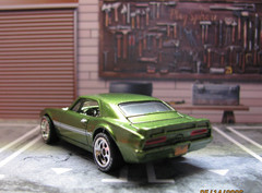 2026 Hot Wheels Olive Green ’67 Pontiac Firebird, w/Real Riders Wheel Swap
