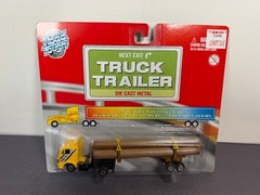 Road Tough TRUCK TRAILER Log Load Die Cast Metal Semi Truck 1402-6C