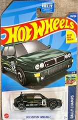 Hot Wheels 2022 Rally Champs Series #3/5 Lancia Delta Integrale #HCT88 1:64