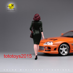 1/18 1/24 1/32 1/64 1/43 1/87 fashion woman Scene Miniatures Figures Doll Model