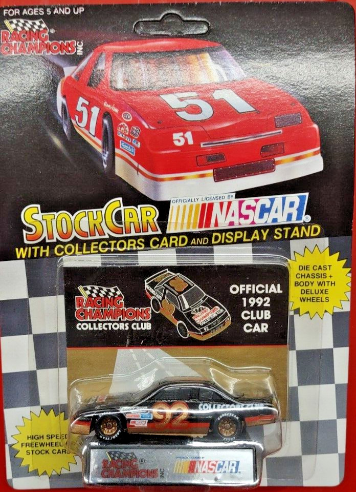 Racing Champions #92 Collectors Club Car 1992 Nascar NEW!!