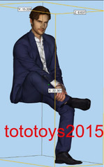1/18 Casual suit men Scene Miniature Figurine Doll For Cars Vehicle Model Toy