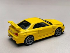 Replica* R34 Convention GTR Hot Wheels Nissan Skyline yellow GT-R RLC Red Line