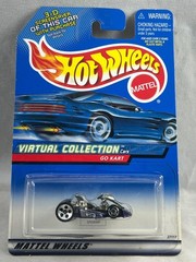 Hot Wheels Go Kart Purple Virtual Collection Cars