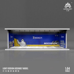 MoreArt 1:64 Parking garage light edition assembled scene Diorama