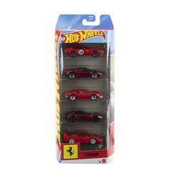 Toy Ferrari Cars, Die-Cast 5-Pack in 1:64 Scale, Officially Licensed Set of 5…