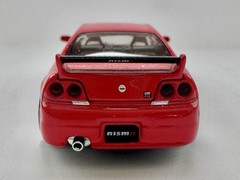 🔴 1:64 Pop Race Nissan Skyline GT-R R33 Nismo 400R Red PR64-91 Diecast