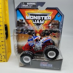 MONSTER JAM ARENA FAVORITES LUCAS STABILIZER TRUCK Red & Blue Spinmaster 1:64