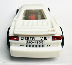 Darda Motor 1/60 Cizeta-Moroder V16T Italian Sports Car White Pull-Back Racer
