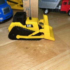 Construction Vehicles Lot Of 5 Plastic Cat Trucks Yellow, Dump Truck Sh60