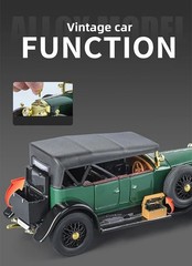 1:24 Diecast Rolls-Royce Phantom Classic Model Car Collectible Black Phantom