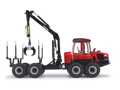 KOMATSU 875.1 FORWARDER RED & BLACK 1/32 DIECAST MODEL BY FIRST GEAR 10-4238