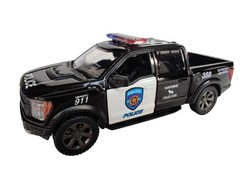 KINSMART 1:46 scale 2022 Ford F-150 Raptor Police diecast metal model toy car