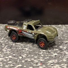 Matchbox Baja Bullet Olive Green Yokohama Off-Road Trophy Truck MB794 2009