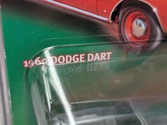 Johnny Lightning Raw White Lightning 1969 Dodge Dart Ltd Ed White Tires 1:64
