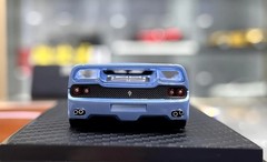NA 1:64 Ice Blue F50 Racing Sports Model Diecast Resin Car