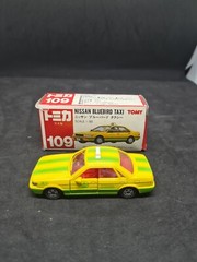 New 1988 TOMICA 109 – NISSAN BLUEBIRD TAXI YELLOW # 109 Vintage Very Rare 1:60