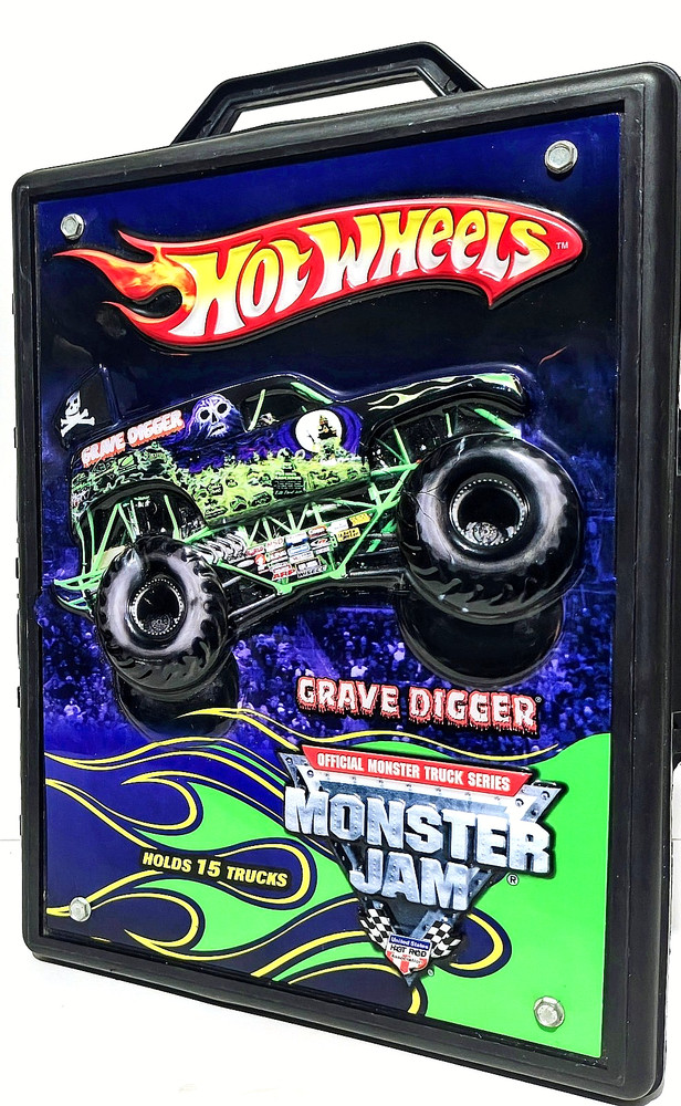 Hot Wheels – Monster Jam – Monster Truck Carrying Case – Grave Digger – 2017