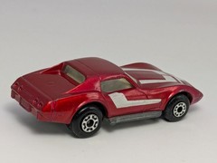 Vintage 1976 Matchbox Superfast Lesney Red Corvette Stingray Car No. 62