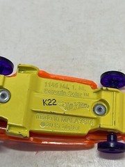 Hot WheelsnOrange/Yellow HW FORMULA SOLAR