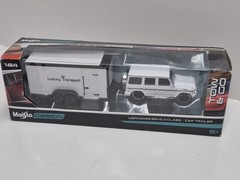 MAISTO DESIGN 1/64 MERCEDES BENZ G CLASS / CAR TRAILER Tow