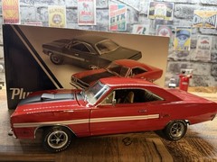 Rare 1:18 Red GMP 1970 Plymouth GTX 426 Hemi Air Grabber Hood Diecast G1803117