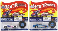 Mongoose vs. Snake Funny Cars Tom McEwen and Don Prudhomme Hot Wheels Vintage