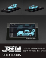 Ignition Model Rauh-Welt Begriff RWB 993 Blue Green 1/64