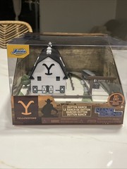 Jada Nano Scene Die-cast Yellowstone Dutton Ranch With Truck & Trailer Brand New