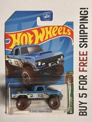 Hot Wheels ’70 Dodge Power Wagon 2/5 – NEW on Card – Buy 5 for FREE Ship!