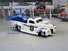 1940 Ford Truck Police Pro Stock Drag Racing Model 1/64 Scale Limited Ed T
