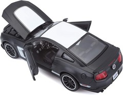 2012 Ford Mustang Boss 302 1/24 Scale Diecast Model by Showcasts – Black w/ BOX
