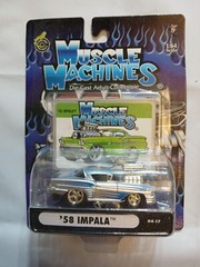 Muscle Machines Silver Chrome ’58 Impala Diecast