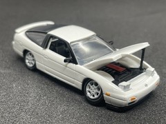 NISSAN 180SX Capsule Toys Assembly type 1/72Full color gimmick equipped 240SX