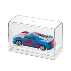6/12x Clear Acrylic Display Case Storage Box For 1/64 Scale H-W Model Car