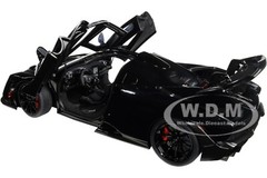 MCLAREN SENNA STEALTH COSMOS BLACK W/CARBON ACCENTS 1/18 MODEL CAR AUTOART 76076