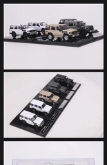 GCD 1:64 Toyota LAND CRUISER LC70 LC76 SUV Alloy Car Model Diecast & Toy Vehicle