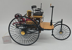 Franklin Mint 1886 Benz Patent Motorwagen Diecast 1:8 Scale Precision Models Ex!