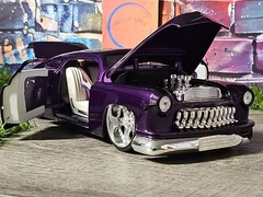 HTF Vntg 2004 Jada DUB City Oldskool 1951 Mercury Coupe Purple 1:18 NO BOX