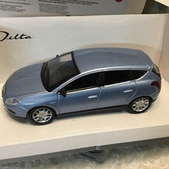 Mondo Motors 1/43 Lancia Delta Italian Design Die Cast Car Metallic Blue New