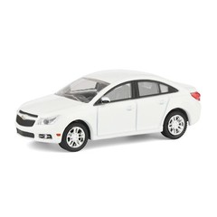 Greenlight 1/64 2013 Chevy Cruze, White, Rick’s Auto Sales LP Diecast Ex. 51622