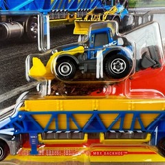2024 Matchbox Convoys Ford C900 Cabover & Gravel Trailer Backhoe 1:64 Diecast