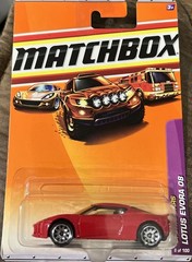 Matchbox Sports Cars (2009) Red Lotus Evora 08 1/64 Diecast Car #8/100 New