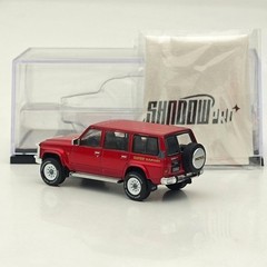 1:64 Shadow Pro Nissan Patrol Y60 LHD Burgundy Diecast-for Car Model Collectors