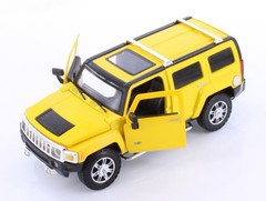 2005 Hummer H3 1/24 Scale Diecast Model by SHOWCASTS – YELLOW w/ BOX