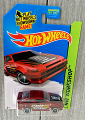 2015 Hot Wheels SUPER TREASURE HUNT TOYOTA AE-86 COROLLA #239 GReddy Drift Race