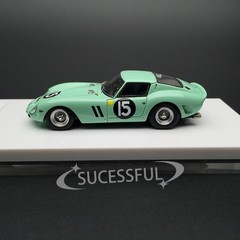 JEC 1:64 Ferrari 250 GTO #15 Resin Model Limited 699 Pcs Collectible Car