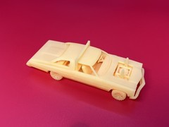 1/64 Scale 3D Printed 1973 Chevy Caprice Demo Derby Car For Diecast Diorama