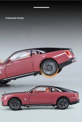 1:24 Rolls Royce Spectre Alloy Luxury Diecast Car Model Sound Light Kids Gift
