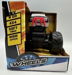 Wheels Monster Truck Rev N Go 4X4 Soft Tires High Speed Kid Galaxy Collectible